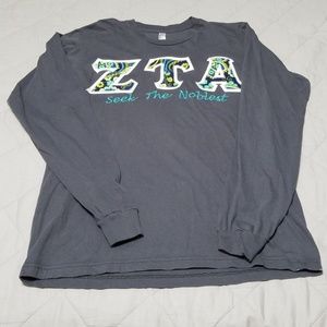 Zeta Tau Alpha long sleeve stitch